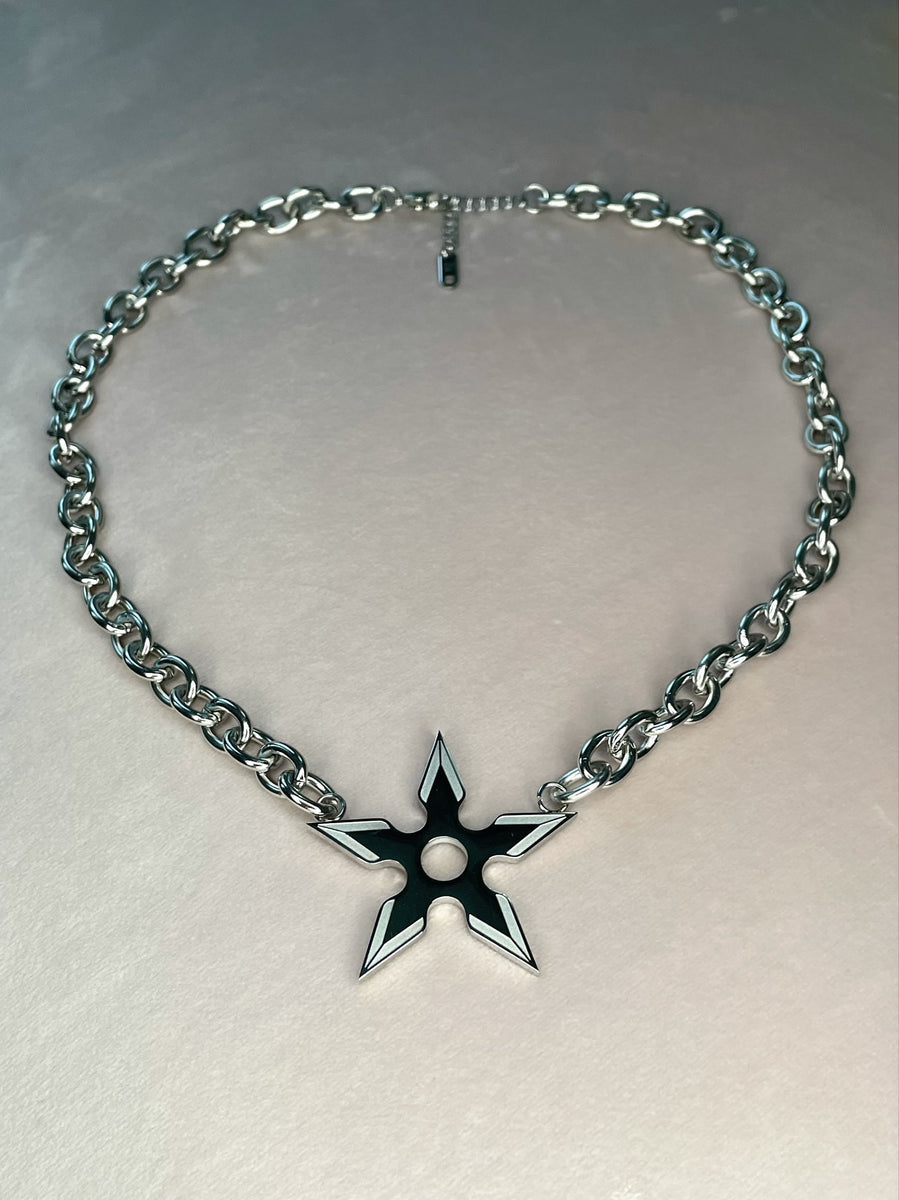 Ninja star deals necklace