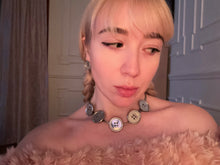 Load image into Gallery viewer, Button Necklace
