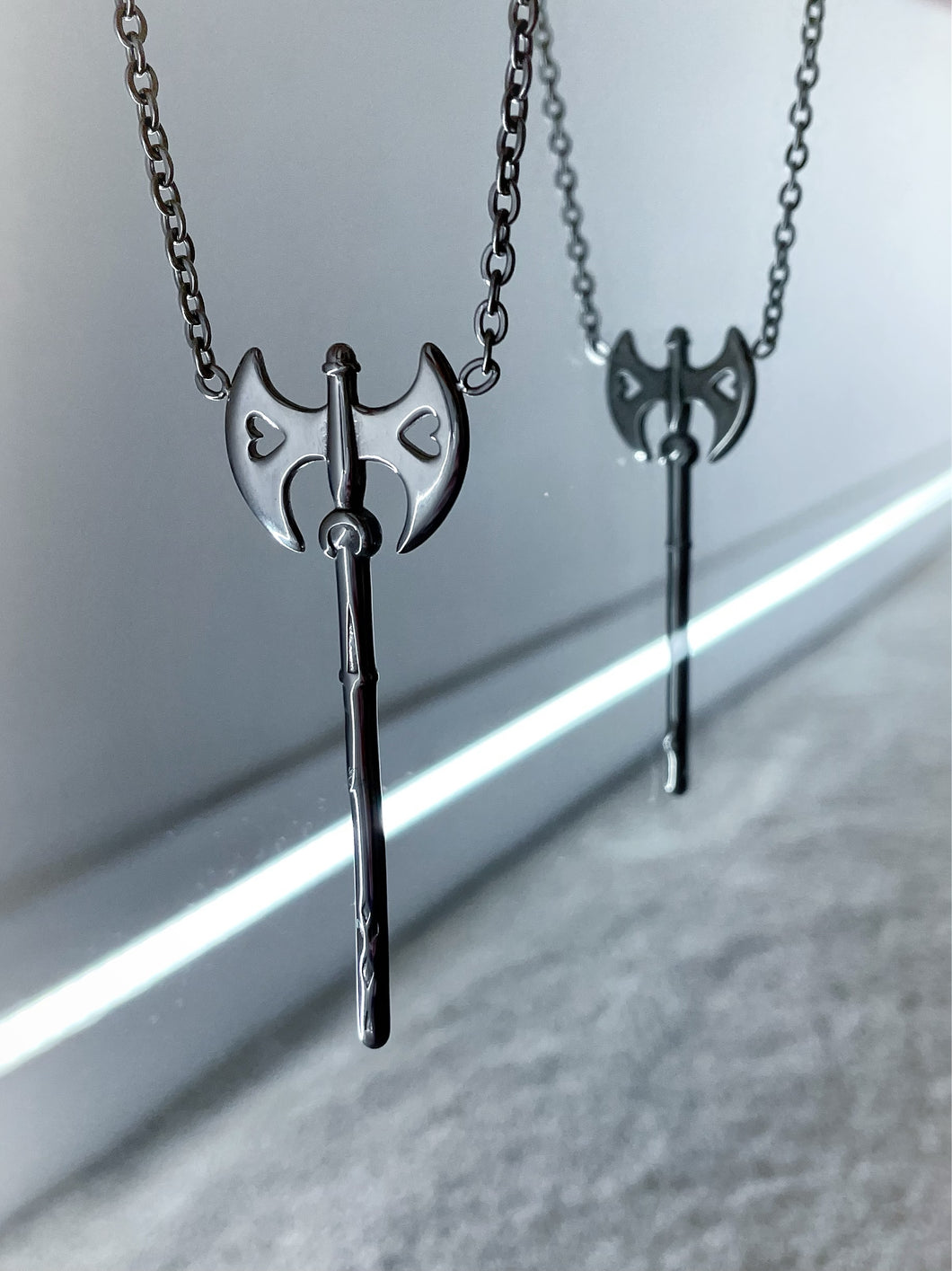 double sided axe jewelry